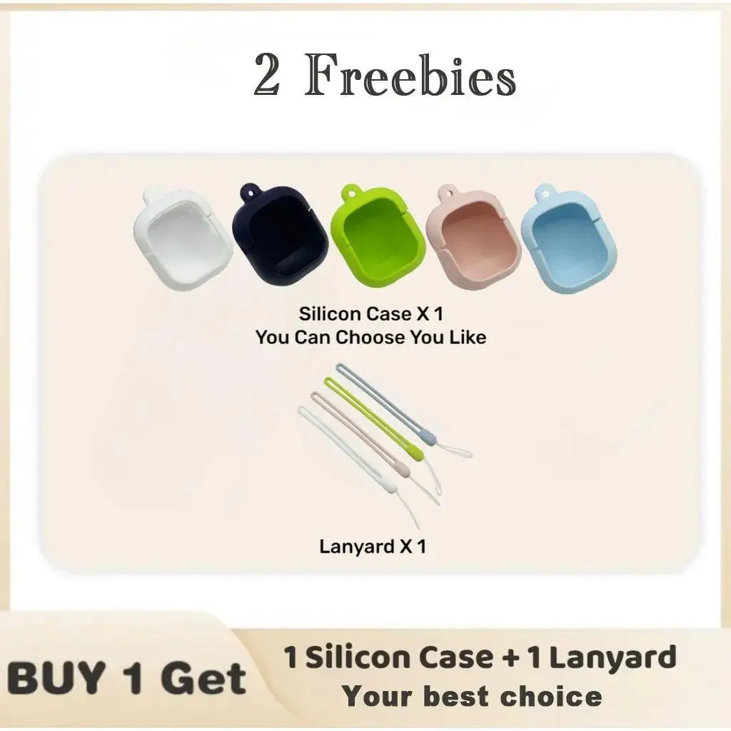 (Buy Headset Get Protective Case + Lanyard) T2 TWS Gaming Earbuds Bluetooth 5.3 Noise Reduction HD HiFi Stereo Wireless Earphone